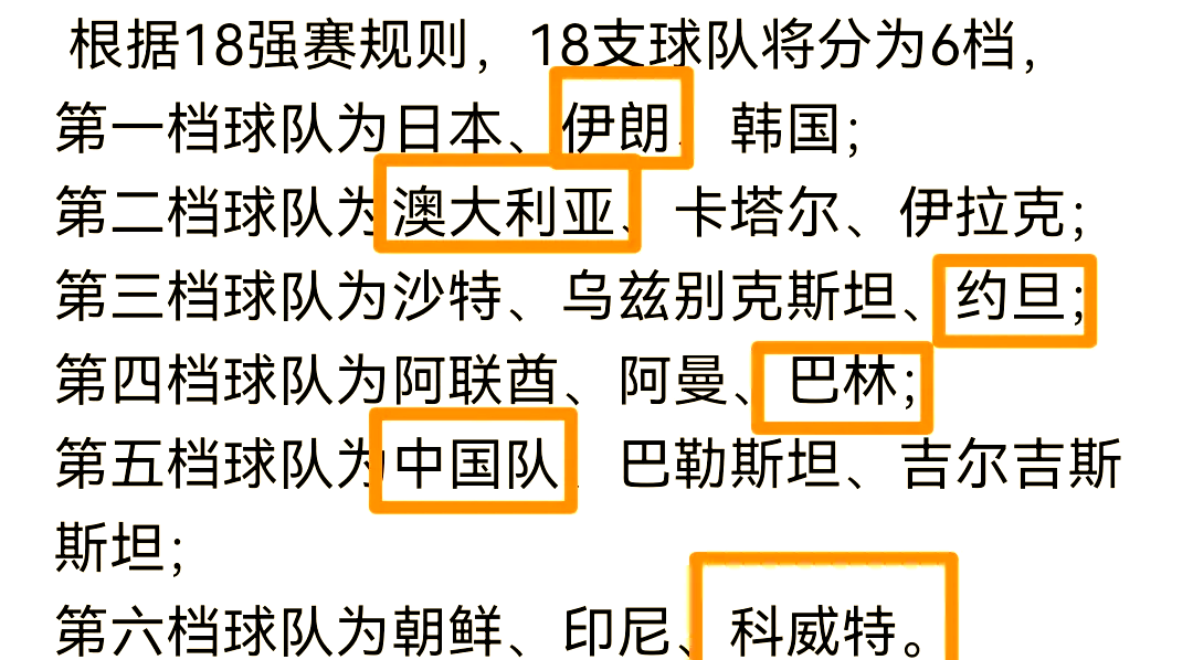 开云体育app-世预赛亚洲区6强赛分组出炉：国足2大苦主同组，亚洲冠军被保送？的简单介绍